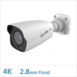 4K/8MP IP Bullet 2.8mm Lens, 36 IR Waterproof Bullet Camera (White)